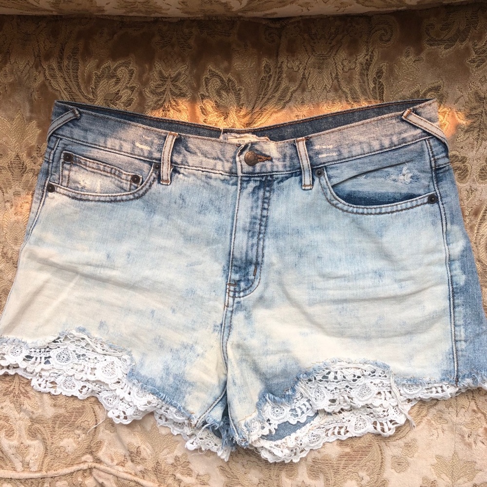 Free People Jean Shorts